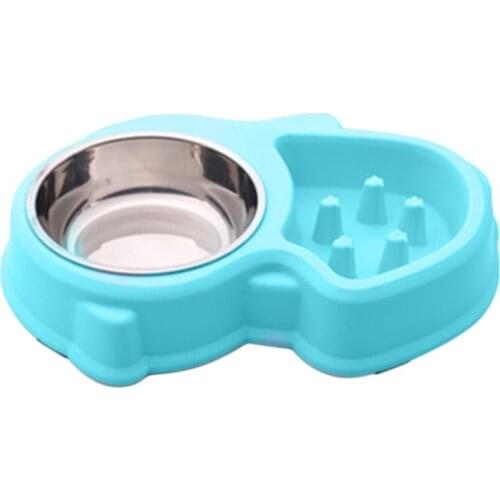 Easy Clean Anti-Slip Pets Dogs Eating Feeder Bowl Durable Anti Choking Dogs Food Bowls Slow Down Eating Feeder Bowl