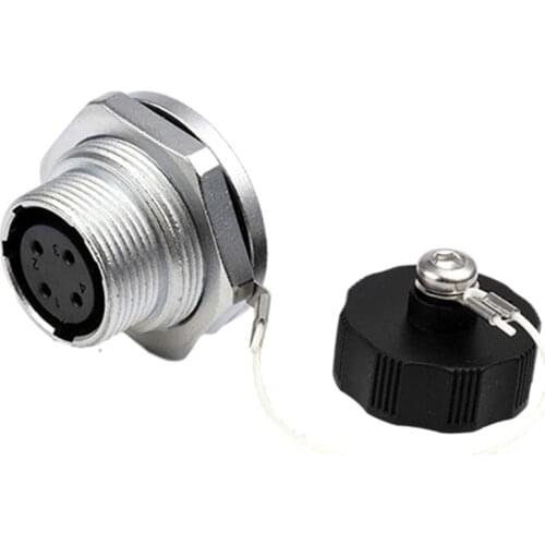 M16 WS16 2 3 4 5 7 9 10 Pin Industrial Female Socket WS16K2ZMQ 5A 10A 500V AC DC Power Connector Single Hole Jack Signal Adapter