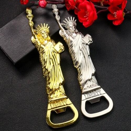 United States Statue of Liberty Refrigerator Magnet Portable Multifunctional Bottle Opener Pro Waiter Friend Kitchen Accessory