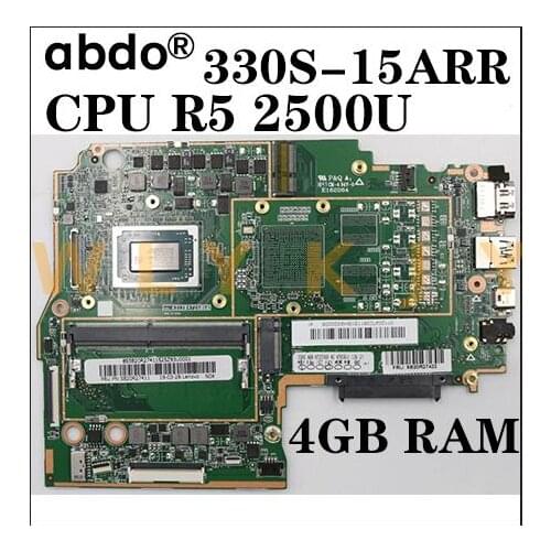 For Lenovo ideapad 330S-15ARR notebook motherboard 5B20R27421 R5 2500U 4GB RAM DDR4 100% test work
