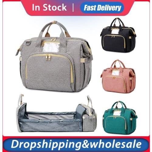 Multifunction Portable Baby Diaper Bag Foldable Bassinet Crib Baby Sleeping Bag For Travel Bed Diaper Pad Mommy Bag
