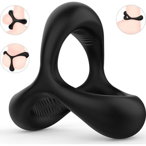 Male Penis Scrotum Rings Sex Toys for Men Silicone Durable Delay Ejaculation Strapon Cock Ring Adult Games Erotic Sex Products