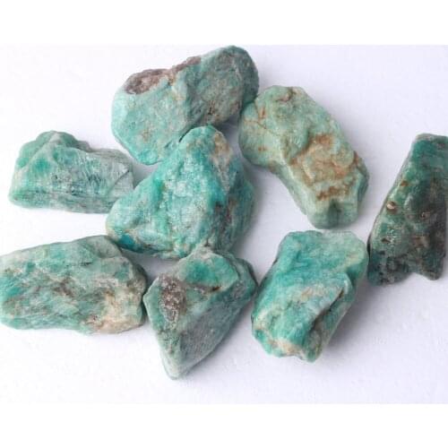 1pc (50-150g)Natural Rough Amazonite Gemstone Crystal Stone Healing Decoration