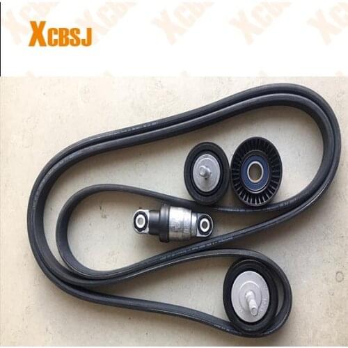 FOR Porsche Cayenne Panamera 4.8 2010-2018 Drive Belt Tensioner Arm with Roller A total of 5 pieces