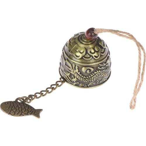 New Arriva 1pc Vintage Dragon Fengshui Bell Good Luck Bless Home Garden Hanging Windchime