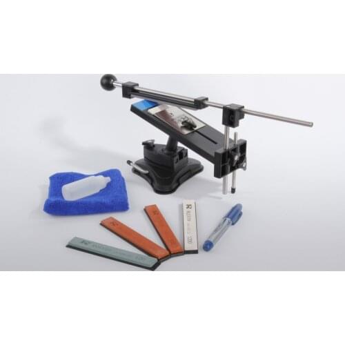 Lansky Ruixin Update Professional Chef Kitchen Knife Sharpener 4pcs Sharpening Stones Apex Edge Pro with Retail Black Bag