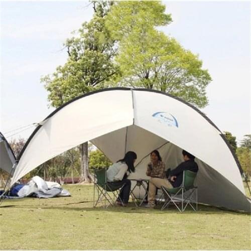 UV Protect Gazebo Tent Large Beach Tent Waterproof Camping Tent Beach Umbrella Awning BBQ Sun Shelter Outdoor Sun Canopy
