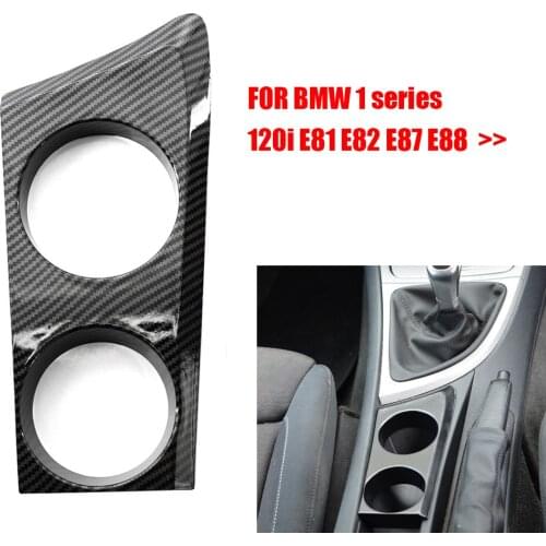 Cup Holder for BMW E81 E82 E87 E88 1 Series 120i 2004-2011 LHD Car Water Cup Holder Interior Center Console Storage Organizer