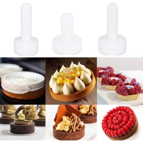 Practical Cake Pusher Cookies Pie Dessert Making Tools Dough Pastry Pushing Moulds Food Grade PE Pusher Kitchen Accessories