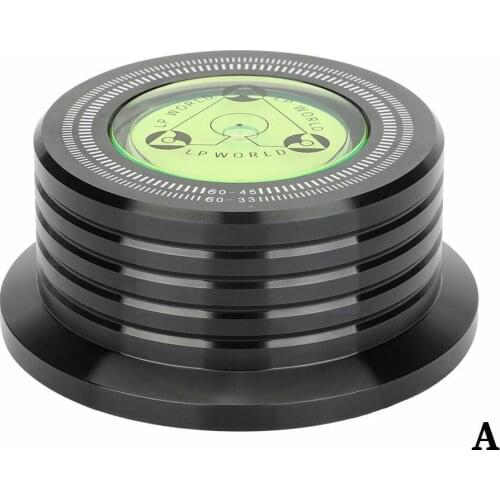Viborg Lp628s 60hz Silver Record Disc Professional Hifi Turntable Level Meter Gramophone Clamp Stabilizer Vinyl N4j3