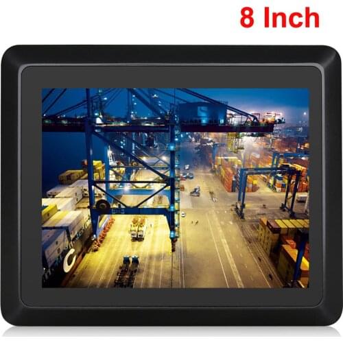 Industrial Fanless Mini PC Panel Vehicle Console Computer Rugged Android Tablet PC Allwinner 8" Non-Touch Screen 2* RS232 RJ45