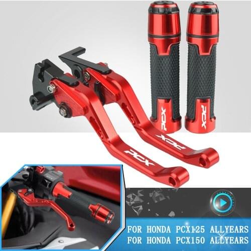 For Honda PCX125 PCX150 PCX 125 150 ALL YEARS 2020 2021 Motorcycle Accessories Clutch Brake Lever Handle Grips Adjustable Levers
