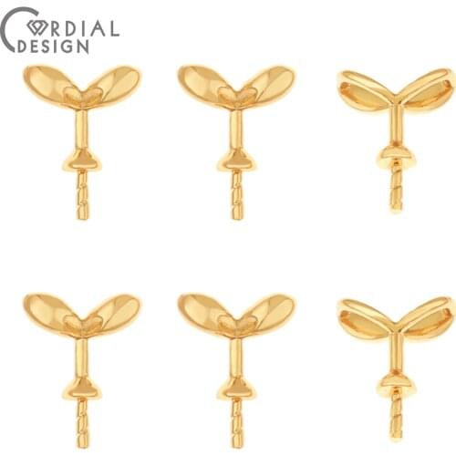 Cordial Design 100Pcs 9*12MM Jewelry Accessories/DIY Making/Necklace Connectors/Copper/Hand Made/Jewelry Findings & Components