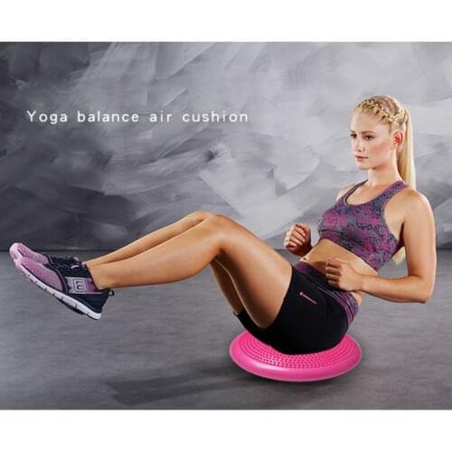 Waterproof 33cm Soft Balance Pad Ball Yoga Air Cushion Block Pad Thick Balance Disk Fitness Balance Training Yoga Pilates
