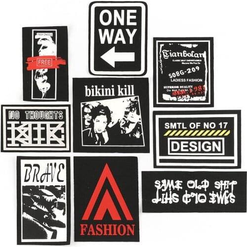 Embroidered Patch DIY Sewing Garments Appliques Sew On Coat Jeans Bags Badge 10 pcs/lot