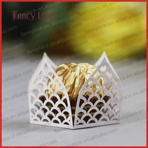 60PCS New Arrival Chocolate Mini Cupcake Wrappers,Lace Desert Packing Cupcake Liners for Wedding Party Decorations