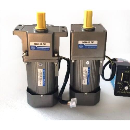 60W~120W 220V AC asynchronous gear reducer motor speed motor variable frequency motor 3K-250K