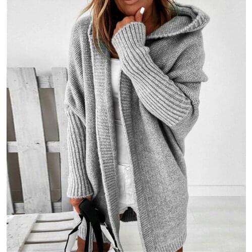 Spring Autumn Hoodies Knitted Sweater Cardigan Sweaters Solid Thick Winter Clothes Women Jacket Ropa De Mujer Pull Femme