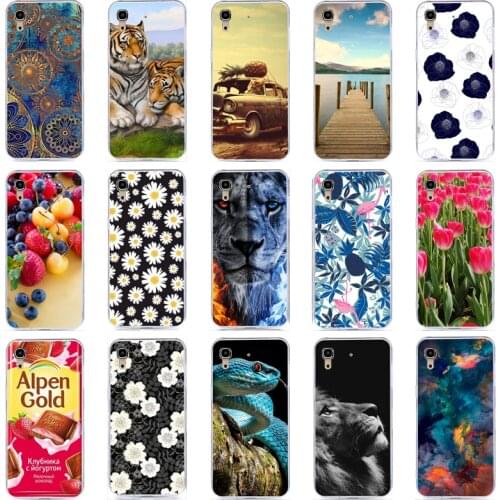 For Huawei Honor 4A Y6 SCL-L01 SCL-L21 SCL-L04 Case Soft TPU Back Cover For Huawei Honor 4 A Phone Painting Slim Capa Fundas