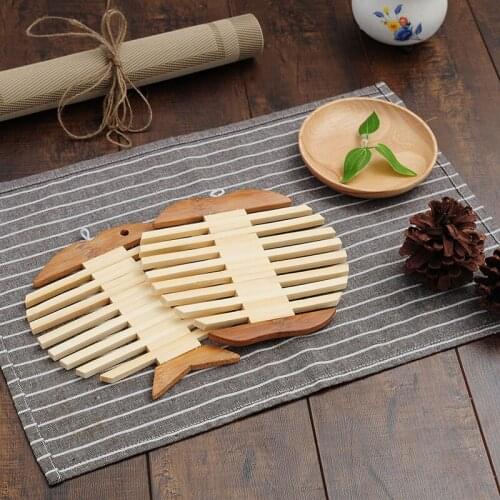 Home Bamboo Mat Heat Insulation Pad