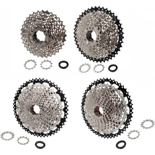 MTB Bike 8 9 10 11 12 Speed Road Bicycle Freewheel Flywheel 11-23T/25T/28T/30T/32T/34T Bicycle Cassette Freewheel MTB Sprocket