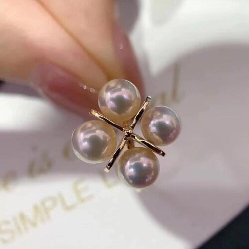 FOUR PEARL 925 Sterling Silver Adjustable Ring Settings Findings Mountings Parts for Pearl Corals Jade Crystal, 5pcs/lot