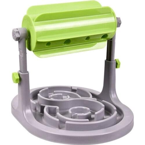 Cat and Dog Food Bowl Toys Drum-type Food Leakage Device Slow Food Device Adjustable Pet Food Utensils IQ Training Pet Toys