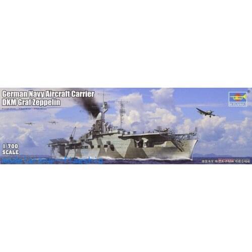 Trumpeter 06709 1/700 scale DKM Graf Zeppelin Aircraft Carrier model kit