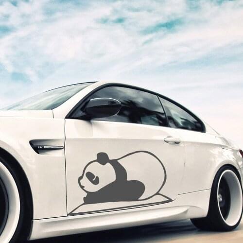 Cartoon panda Auto Sticker Car Stickers Window Decal Vinyl Art Pattern Art Car Body Stickers Waterproof