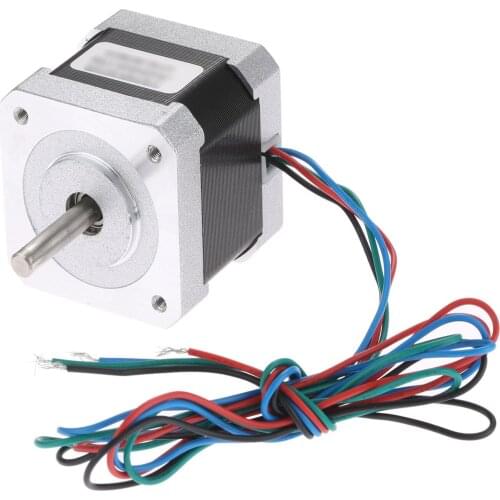 Nema17 48mm Hybird Stepper Motor 1.8 Degree 2 Phase Nema 17 Stepper Motor De Passo 4-lead For 3D Printer 1.68A 42HS48-1684-1