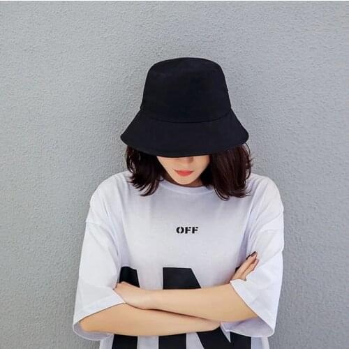 Blank Corduroy Bucket Hat For Women Spring Autumn Plain Men Panama Outdoor Hiking Beach Fishing Cap Sunscreen Female Sunhat Bob
