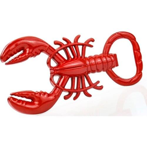 Pro Waiter Friend Lobster Corkscrew Metal Multifunctiona Portable Bottle Opener Keychain Oktoberfest Gift Kitchen Tool Accessory