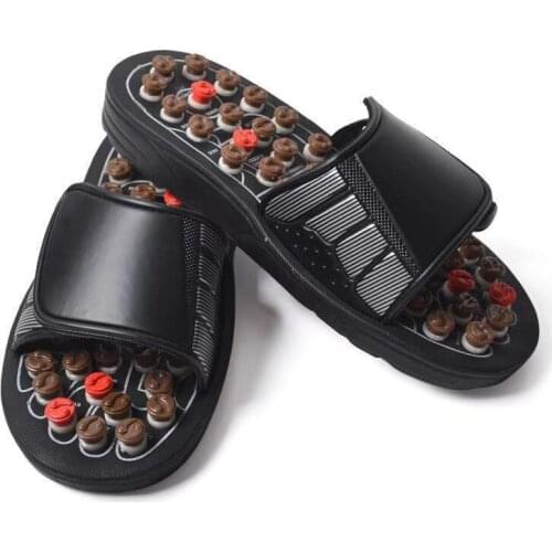 Roller Flip Flops Foot Massage Feet Massage Physiotherapy Therapy Acupressure Slimming Body Magnetic Massage Care Unisex (38-45)