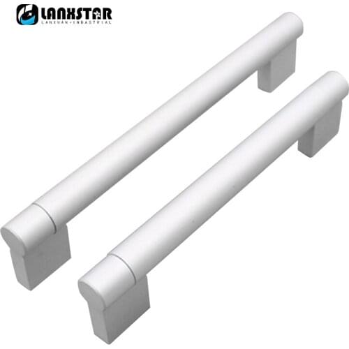 Aluminum Alloy Handle Knob Long Pitch Row 288mm European Simple Kitchen Clothing Shoe Cabinet Door Handles