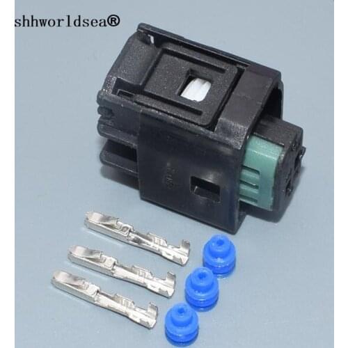 Shhworldsea 3 pin 0.6mm air conditioning pressure switch cold air pressure sensor plug cable connector 1-967642-1 for BMW C200