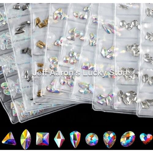 Mixed style strass nail art decorations rhinestones crystals gems for nails accessories jewelry nail supplies tool