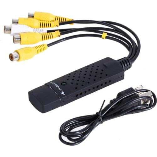 4CH USB DVR 4 CH channel USB 2.0 VHS to DVD Converter Adapter Audio AV Video CAPTURE CARD Adapter
