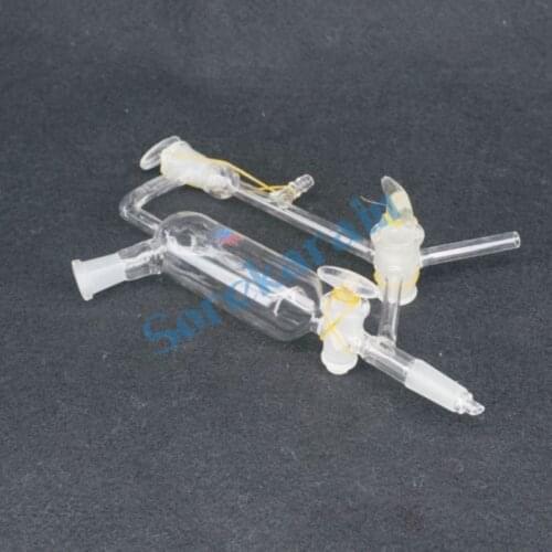 14/23 Female x 14/23 Male Joint Glass Vacuum Distillation Receiver Lab Ware