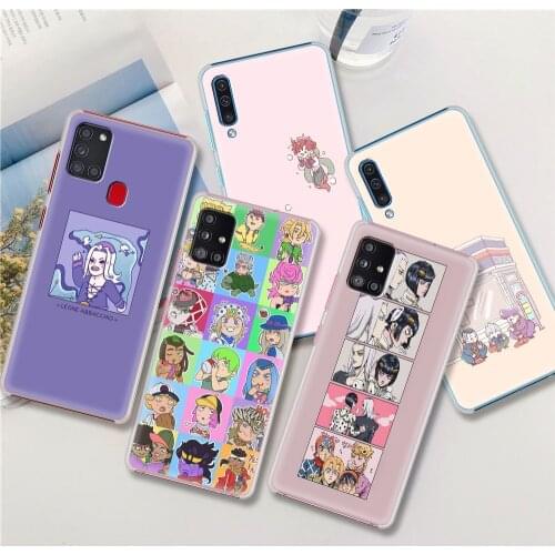 Cute JoJo Bizarre Adventure Hard PC Phone Case For Samsung Galaxy A51 A50 A71 A70 A21s A31 A12 A10 A20e A40 A41 Cover Coque