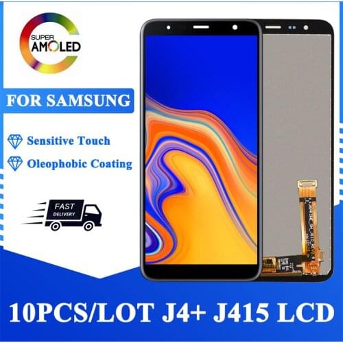 10PCS/LOT Original 6.0'' LCD For Samsung Galaxy J415 J415F J415G LCD Display Touch Screen For Samsung J4+ 2018 J4 Plus Repair