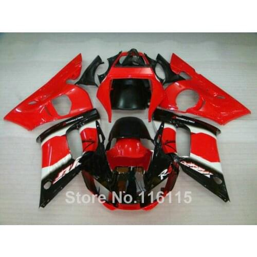 100% new fairing kit for YAMAHA R6 1998-2002 red black YZF R6 plastic fairings set 98 99 00 01 02 #3234