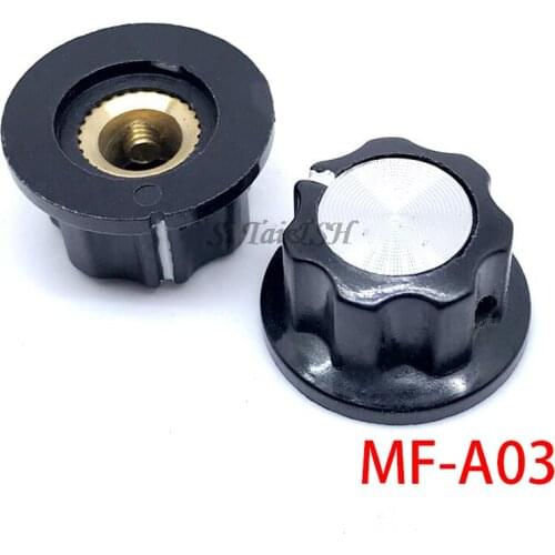 5pcs Hat MF-A03 potentiometer knob WH118/WX050 bakelite knob / copper core inner hole 6mm