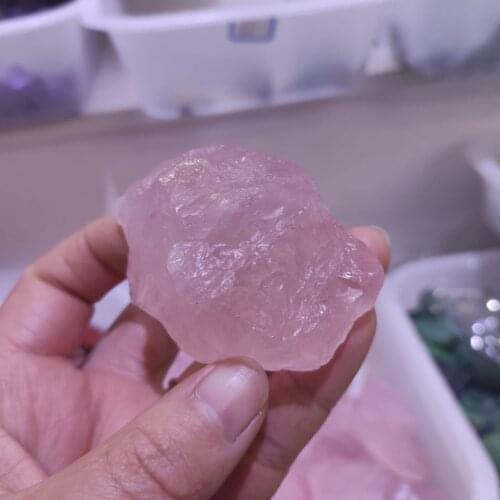 50-70g Natural Pink Crystal Powder Crystal Gravel Rock Raw Gem stone Mineral Fish Tank Bonsai Decoration Energy Stone craft