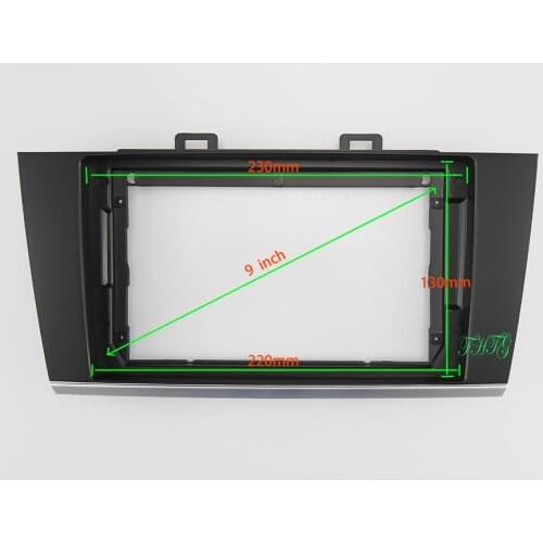 9 INCH Car Audio Frame GPS Navigation Fascia Panel Car dvd Plastic Frame Fascia is suitable for 2015-2018 SUBARU LEGACY/ OUTBACK