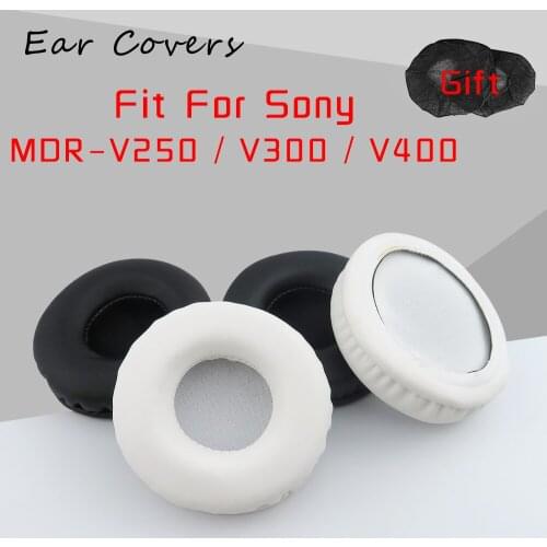 Ear Pads For Sony MDR V300 MDR-V300 Headphone Earpads Replacement Headset Ear Pad PU Leather Sponge Foam