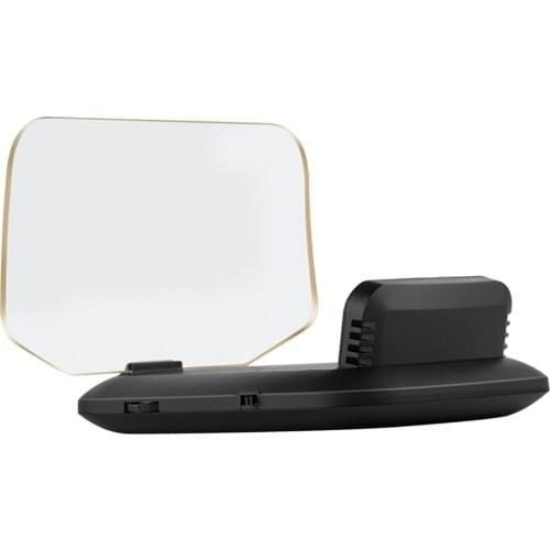 Car Mirror HUD Head Up Display OBD GPS Dual Systems Indicator Mileage