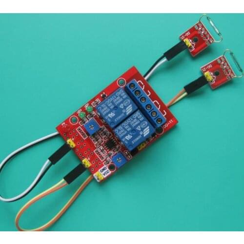 Free Shipping! 8pc 2 channels 12V reed sensor module relay Reed Module