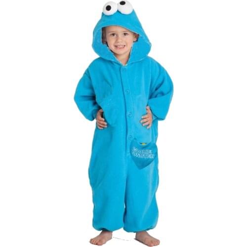 Children Pajamas Cookie Onesies For Kids Monster Animal Kigurumi Boys Girls Cartoon Baby Cosplay Costume One-Piece Pijama Gift
