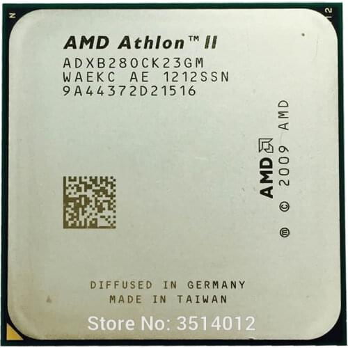 AMD Athlon II X2 B28 X2 B280 3.4 GHz Dual-Core CPU Processor ADXB28OCK23GM Socket AM3