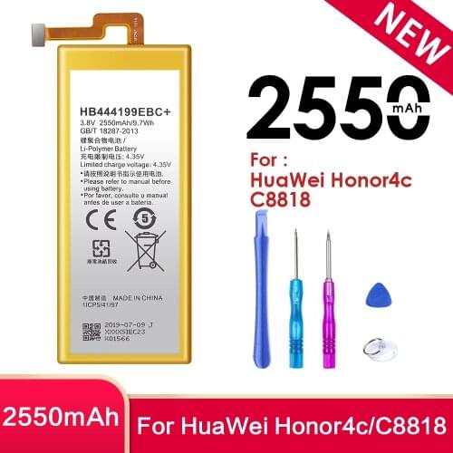HB444199EBC Battery For Huawei Honor 4C C8818 Honor4C Mobile Phone Batteries High Quality Replacement Bateria With Free Tools